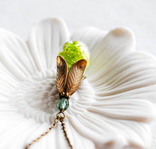 画像をギャラリービューアに読み込む, Real Green Moss Necklace, Botanical specimen Jewelry, Glass Bottle Real Plant Pendant, Wearable  Lichen Terrarium necklace, Christmas gift
