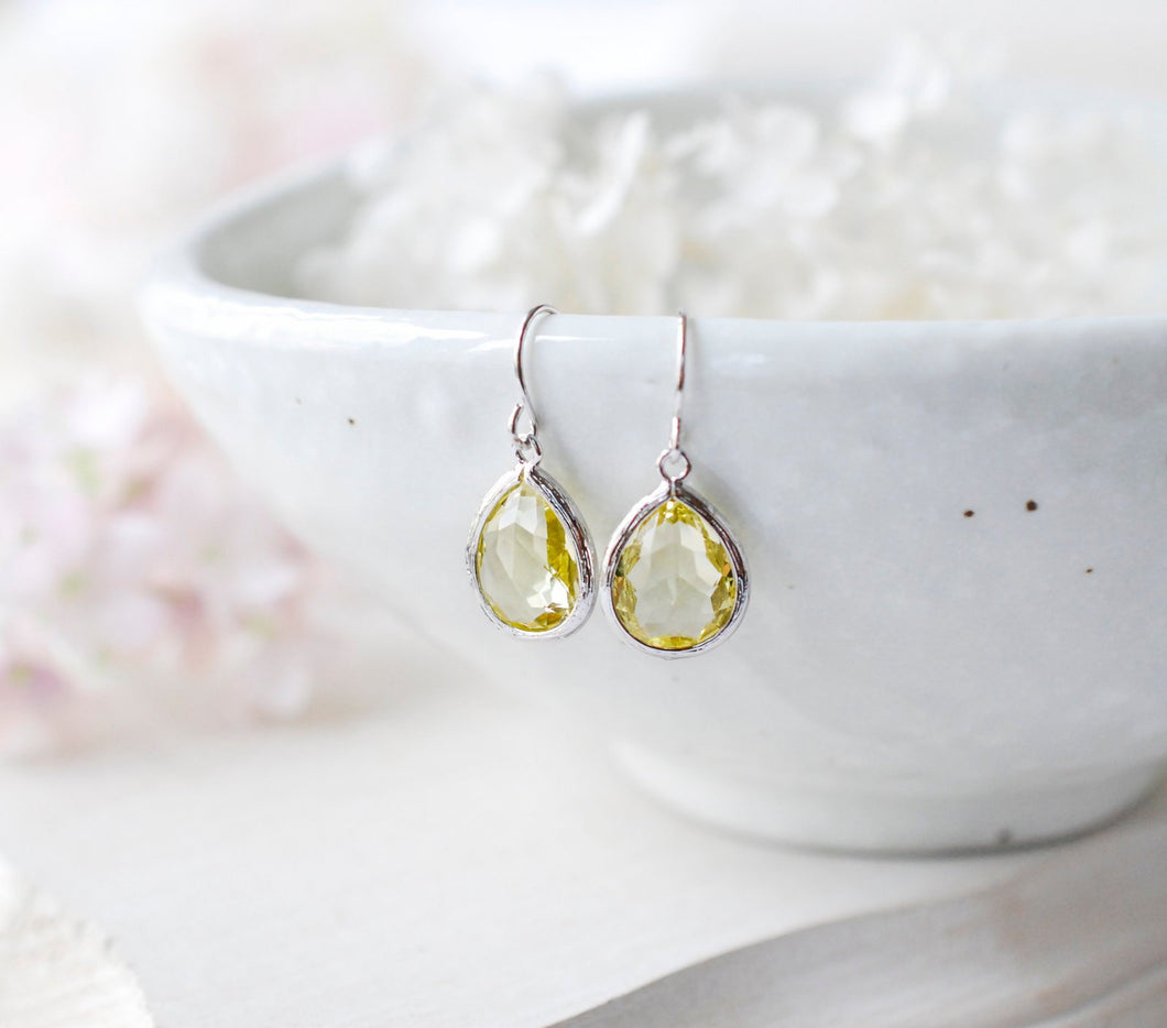 November Birthstone Citrine Earrings in Silver, November Birthday Gift for daughter mom sister wife Girlfriend, Citrine Jewelry