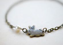 画像をギャラリービューアに読み込む, Rabbit Bracelet. Brass Bunny Bracelet. Easter Jewelry, Gift for Sisters, Gift for Daughters, Gift for BFF, Best friend Bracelet
